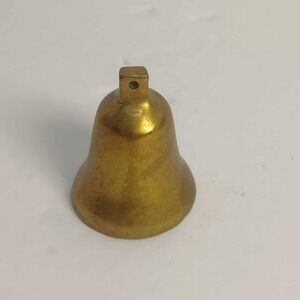Small Solid Brass Bell Altar Bell Collectible Vintage‎ Decor Christmas Holiday